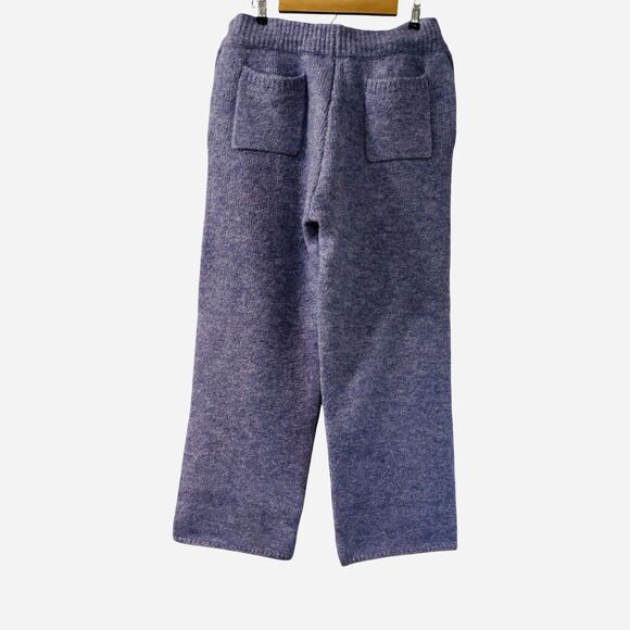 Elwood Intarsia Logo Lavender Baggy Drawstring Sweatpants Unisex Medium NWT $125 - Picture 9 of 9